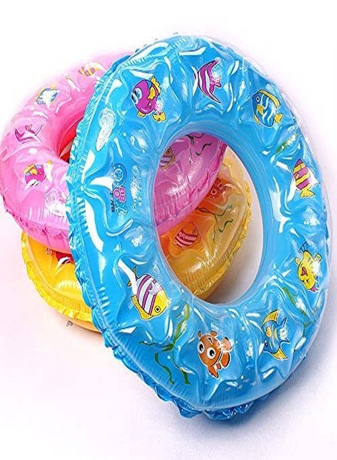 Stotram Double Layer Swimming Ring Swim Pool Party Tube for Kids Swimming Leering Ring for Girls and Boys Swimming Tube Inflatable Swim Ring (60 CM) - Image 2